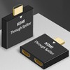 tunghey 2Pack HDMI Splitter Adapter -HDMI Splitter 1 in 2