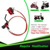 XIKOBY Upgraded Mini Bike Hydraulic Brake Kit Compatible with Baja