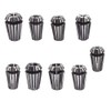 9pcs ER16 Spring Collet Set 1/8-3/8" CNC Milling Lathe Tool