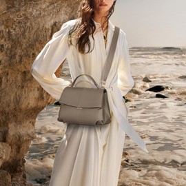 HICARRY Top Handle Bag Handbags Large Faux Leather Satchel Bags for Women Luxury Designer Business Crossbody Work Tote Purse