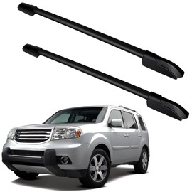 FINDAUTO Cargo Rack Fit for for Honda Pilot 2009-2015 165LBS Side Rails Crossbars OE Style Top Rail Roof Rack Aero Aluminum Cross Bar Luggage Rack Rail