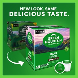Green Mountain Coffee Roasters Dark Magic, Single-Serve Keurig K-Cup Pods, Dark Roast Coffee Pods, 48 Count (2 Packs of 24)