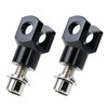 Motorcycle Foot Pegs Mount Supports Compatible with Harley Softail FX
