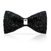 LHXzizizi Rhinestone Bow Tie for Men, Sparkling Sequin Mens Bow