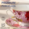 BTaT- Tea Cups and Saucers, Set of 6, 8 oz,