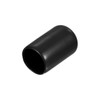 sourcing map 25pcs Rubber End Caps 1/2"(12.5mm) ID Vinyl Round
