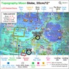 Mapsoft Fly Topography Moon Globe, 30cm/12", MTF-30