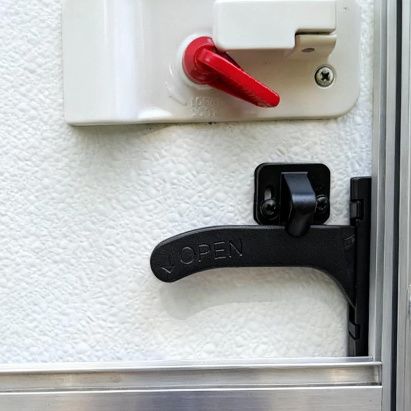 WanDwel Metal RV Screen Door Latch Right Hand Handle Replacement