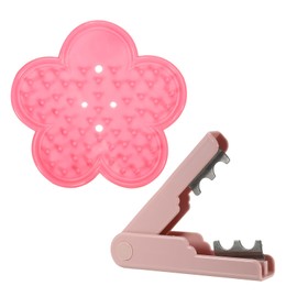 PATIKIL Rose Stem Leaf Thorn Stripper, 2Pcs/1Set Rose Thorn Stripper Remover Tool Leaf Stripping Tool for Gardening Flowers Pruning, Pink