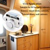 MTSmart RV Cabinet Locks, ABS Push Button Cabinet Latch for