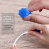 Healifty Hisopos Dental Hisopos Espuma Bucales Oral Desechables Azul 100