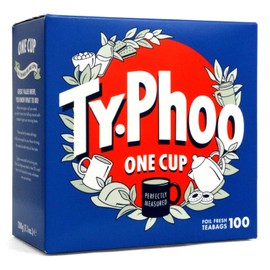 Typhoo British Tea, with string and tags, 100 count