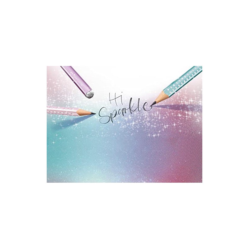 Faber-Castell Graphite Pencil - Sparkle Ocean Metallic