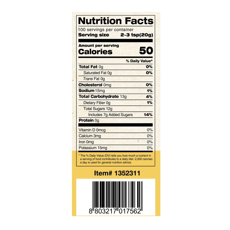 Vonbee Honey Citron & Ginger Tea, 4.4 Lb, 2-Pack