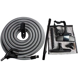 Cen-Tec Systems 97338 Central Vacuum Low Voltage Attachment Kit with Switch Control Hose, 50 Ft, Black