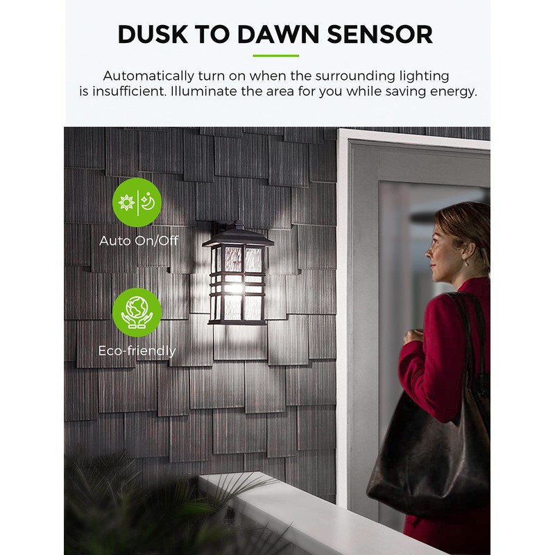 L LOHAS LED Dusk to Dawn Light Bulbs, E26 Bulb