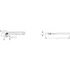 STAHLWILLE No. 4026 Single Open-End Spanner Adjustable Size 4 Max.
