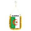 Algeria Mini Flag 4"x6" Window Banner w/suction cup