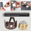 Camping Stove Windproof Vaporizable Portable Liquid Spirit Stove with Stand