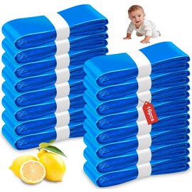 16 Pack Nappy Bin Refills 4.5m Diaper Pail Refill Bags Compatible with Angelcare and Spross Diaper Wist & Click and all others Nappy Bin Liners Nappy Refill Bag Holds up to 290 Nappies