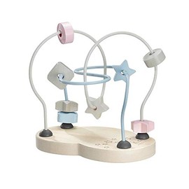 Selecta 64019 Star Bow, Bellybutton, Wooden Motor Skills Toy, 18 cm, Multi-Coloured