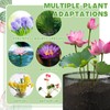 Beeveer 8 Pcs Pond Plant Baskets, Square Reusable Aquatic Planting