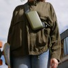 ÖGON -DESIGNS- Practical and Stylish Aluminum Belt Bag with Integrated