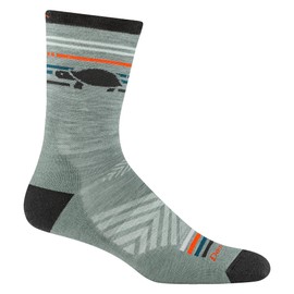 Darn Tough Vermont Men's Pacer Micro Crew Ultra-Lightweight With Cushion Sock (Style 1041) - Seafoam, Large