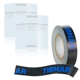 Table Tennis Edge Tape and Table Tennis Rubber Protective Film | Tibhar Edge Band Classic Special Edition + 2 x Tibhar Fresh | Table Tennis Accessories