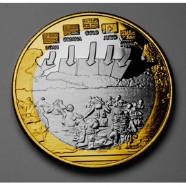 The Commemorative Coin Company D-DAY LANDINGS 80th Anniversary Silver & 24ct Gold Commemorative in Gift Case. 1944-2024. Operation Overlord Normandy WW2 World War Two