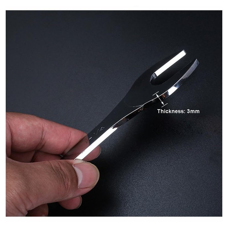 PANSHIYON Super Thin Wrench,2 Pieces 3mm Ultra Thin Open End