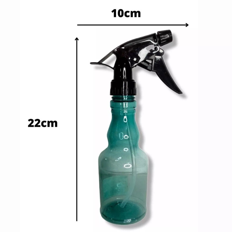 MC8 Atomizador De Plástico Traslucido Cabello Barberia/ Estética