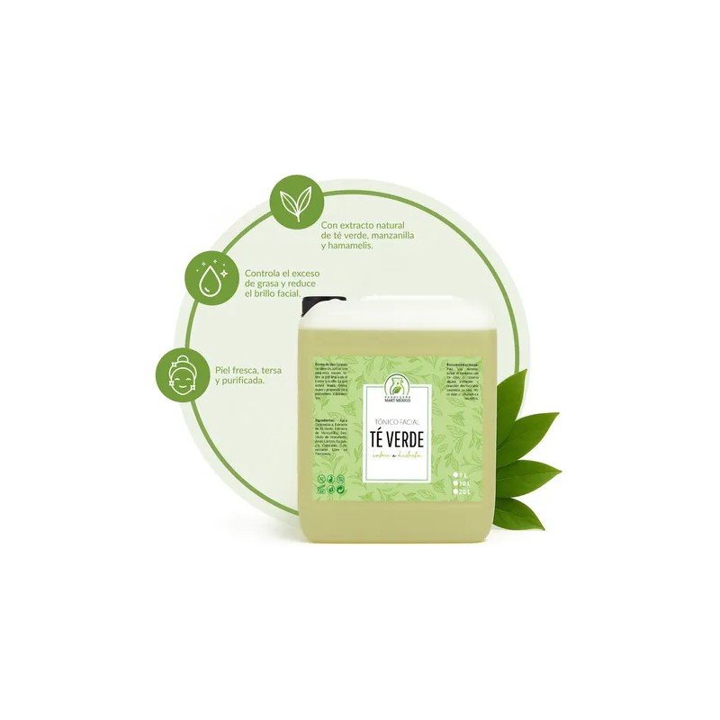 Tónico Facial De Té Verde (5 Litros)