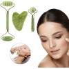 Rodillo De Cuarzo Rosa Guasha Belleza Facial Masaje Jade