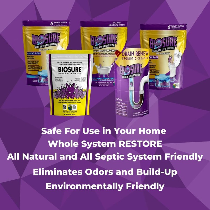 DRAIN RENEW Drain Line Maintenance and Septic Tank Treatment: The