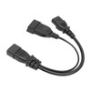 Greensen IEC320 C14 Bis C13 Y Splitter Power Plug Cabel