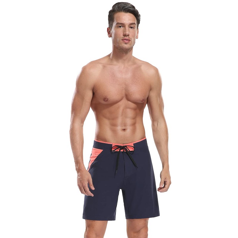 Nonwe Traje de baño para hombre, secado rápido, con bolsillo,