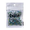 Jollin Glue Fix Crystal AB FlatBack Rhinestones (ss20 576pcs, Light-green