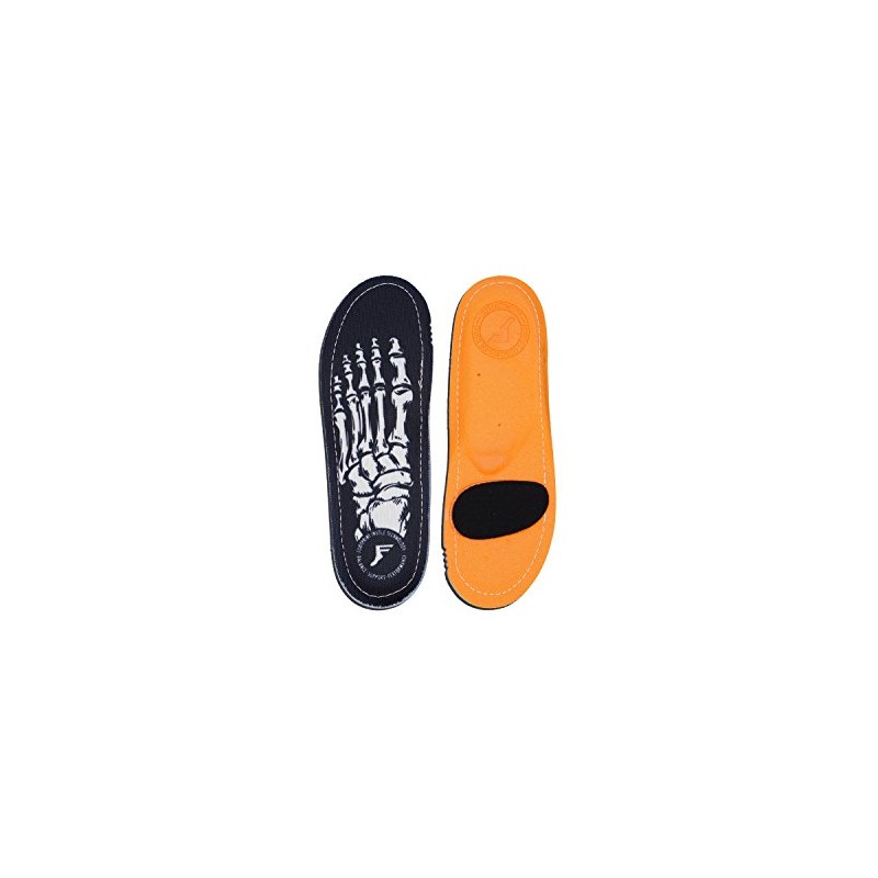 Footprint Insole Technology Kingfoam Orthopaedic Insoles Skeleton Black 4/4.5