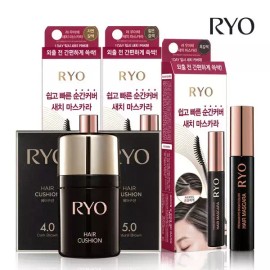 Amore [려][아모레] 려 헤어쿠션/우아채 새치 헤어 마스카라 모음(옵션) [01 헤어쿠션 짙은갈색4.0] [Ryo][Amore] Ryo Hair Cushion/Elegant Grey Hair Mascara Collection (Option) [01 Hair Cushion Dark Brown 4.0]