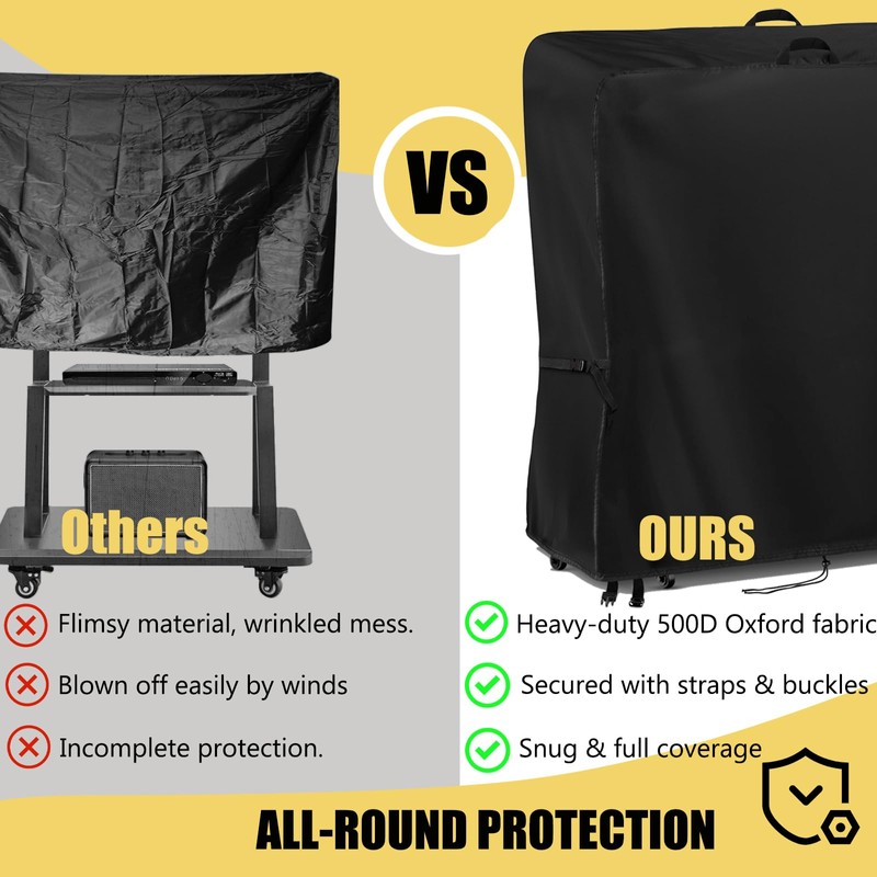 Hdenmist Outdoor TV Cover 50 Inch Weatherproof Outdoor TV Stand