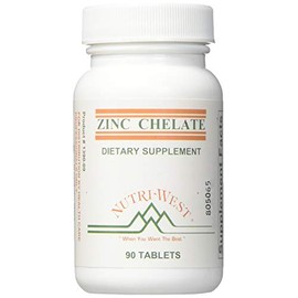 NutriWest, Zinc Chelate 16 mg 90 tablets                                                                                                              
