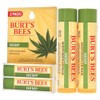 Burt's Bees Bálsamo labial hidratante de cáñamo unisex 2 oz