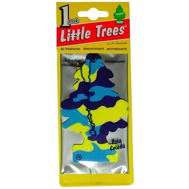 Little Trees 24 Pcs Little Trees Pina Colada Scent Hanging