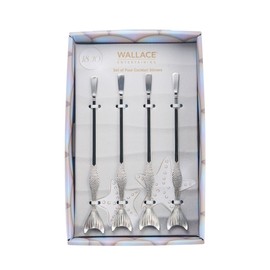 Wallace Mermaid Cocktail Stirrers, One Size, Stainless Steel