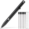 KeyUnity KP00 Permanent Ballpoint Pen, Lightweight, Titanium Small Pen, Bullet