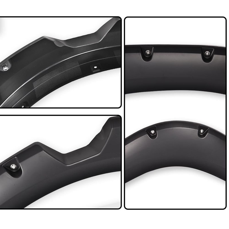 G-PLUS Pocket Riveted Fender Flares, Compatible with Nissan Titan 2004-2015
