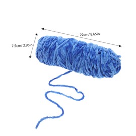 TEHAUX 2 Rolls Thick Chenille Yarn for Crocheting Convenient Polyester Yarn for Handmade Crafting for Sweaters Hats and Household Items