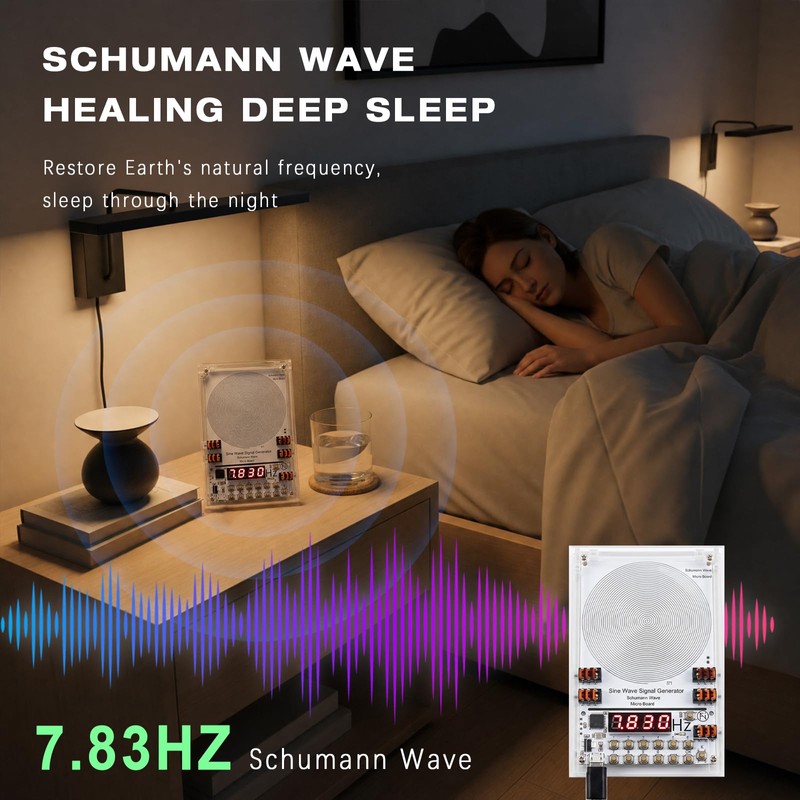 7.83Hz Schumann Resonance Generator, Mini Frequency Generator for Healing Device