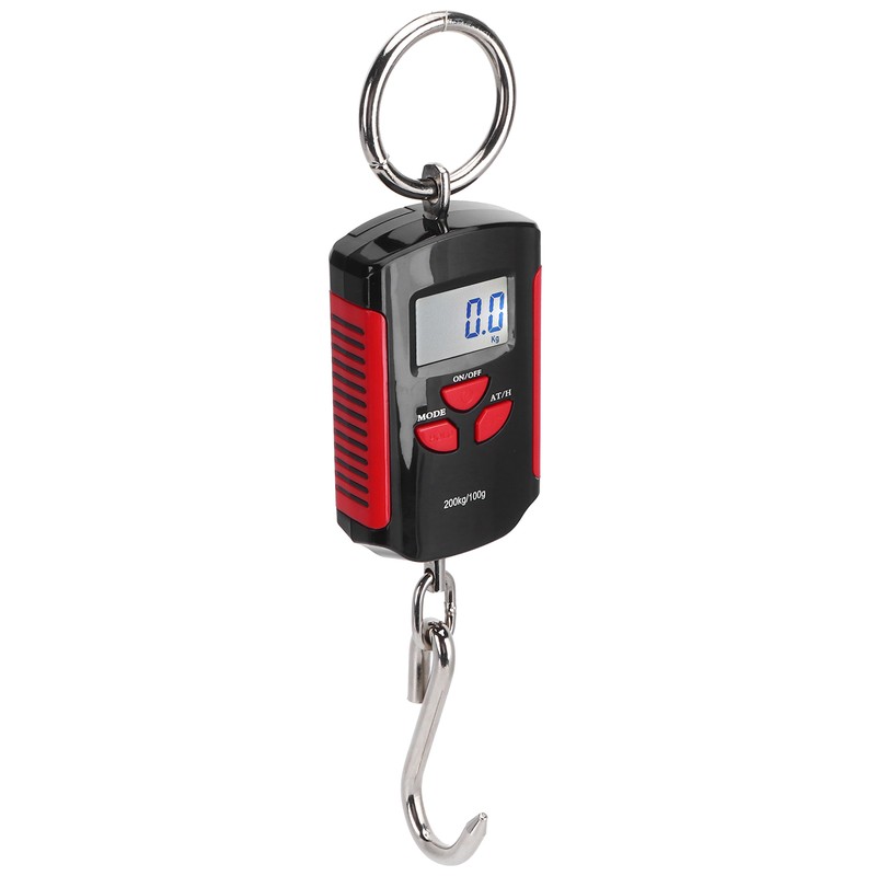 Portable Electronic Hanging Scale Digital LCD Backlit Display kg/lb/JIN 200KG
